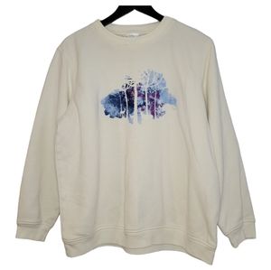 Northern reflections women's crew neck pullover sweatshirt